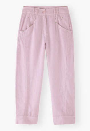 Cropped trousers, Pale lilac, webstill