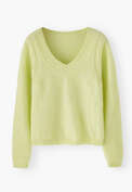 V-neck sweater, Sherbet lemon, webstill