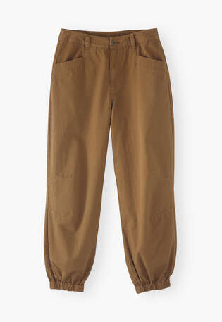 Twill trousers, Ochre, webstill