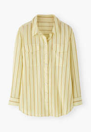 Striped shirt, Light yellow, webstill