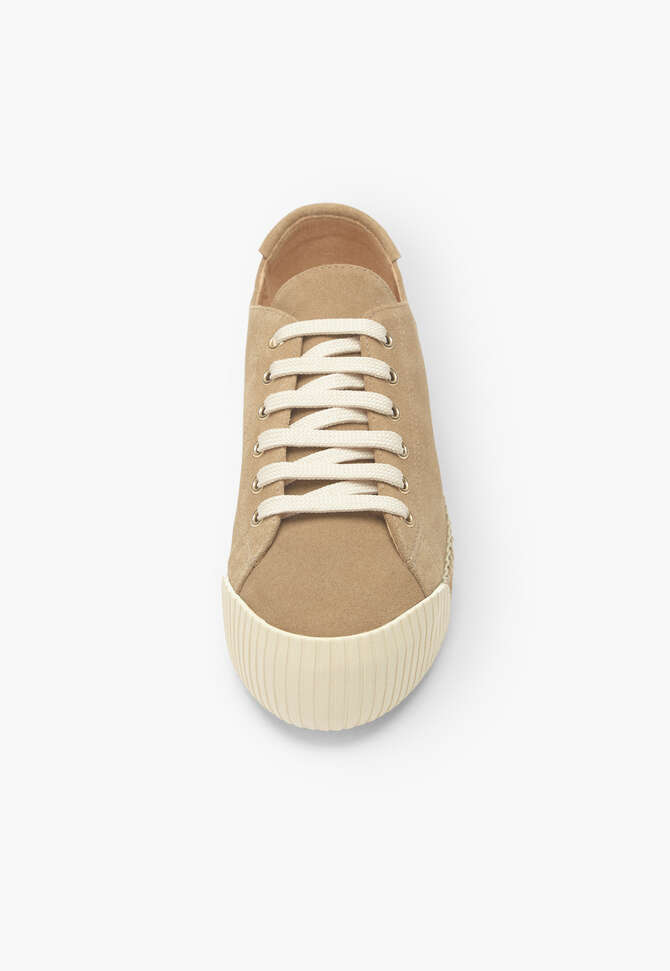 Espadrille trainers, Taupe, completeTheLook