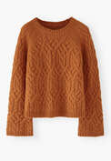 Cable-stitch sweater, Marmalade, webstill
