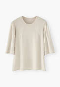 Wide-sleeve sweater, Ecru, webstill