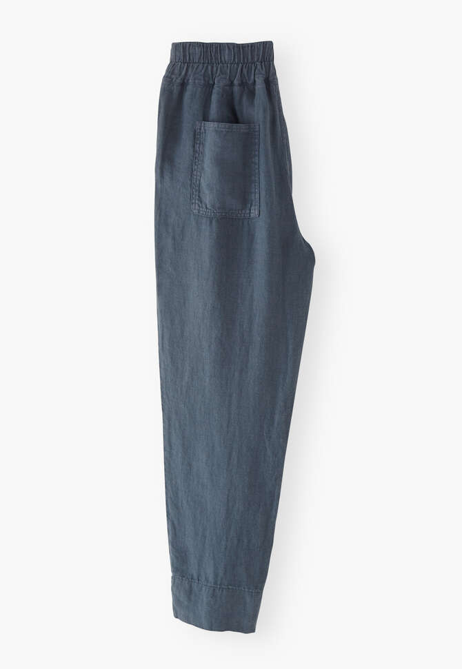 Tapered trousers, Washed ink, completeTheLook