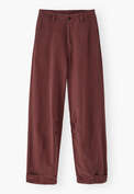 Adjustable-hem trousers, Dusty chilli, webstill