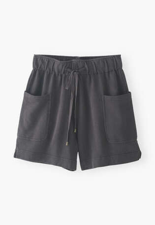 Jersey shorts, Charcoal, webstill