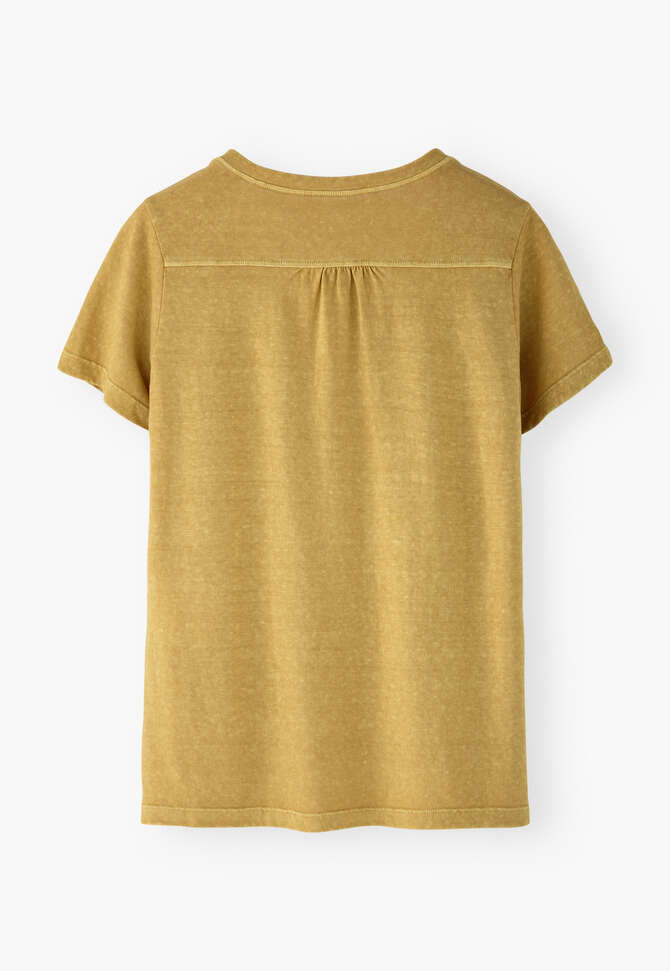 V-neck top, Warm yellow, completeTheLook