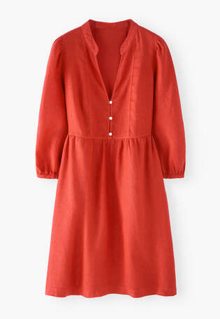 A-line dress, Bright chilli, webstill
