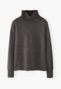 High-neck sweater, Charcoal, webstill