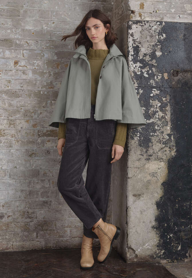 Cape, Grey duck egg, completeTheLook