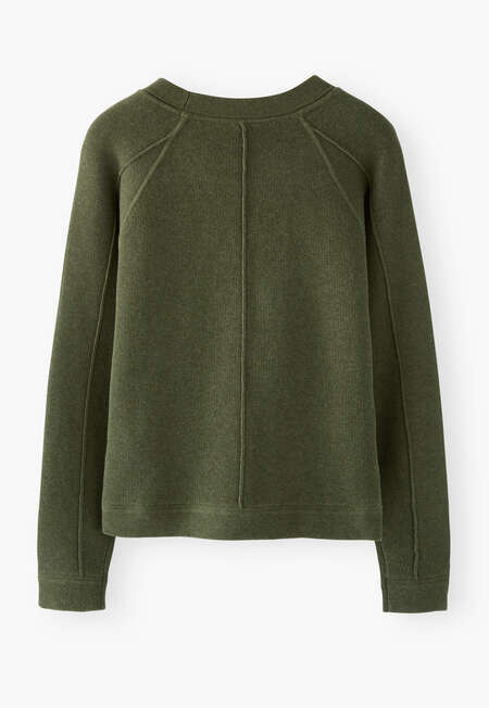 Raglan sweater, Dark forest, completeTheLook