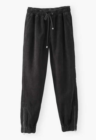 Cord jogger, Dark grey, webstill