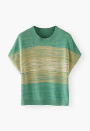 Striped sweater, Dusty jade, webstill