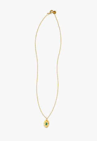 Green necklace, Gold jade, webstill