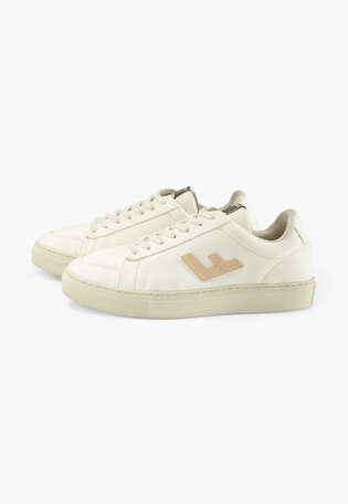 Lace-up trainers, White peach, webstill