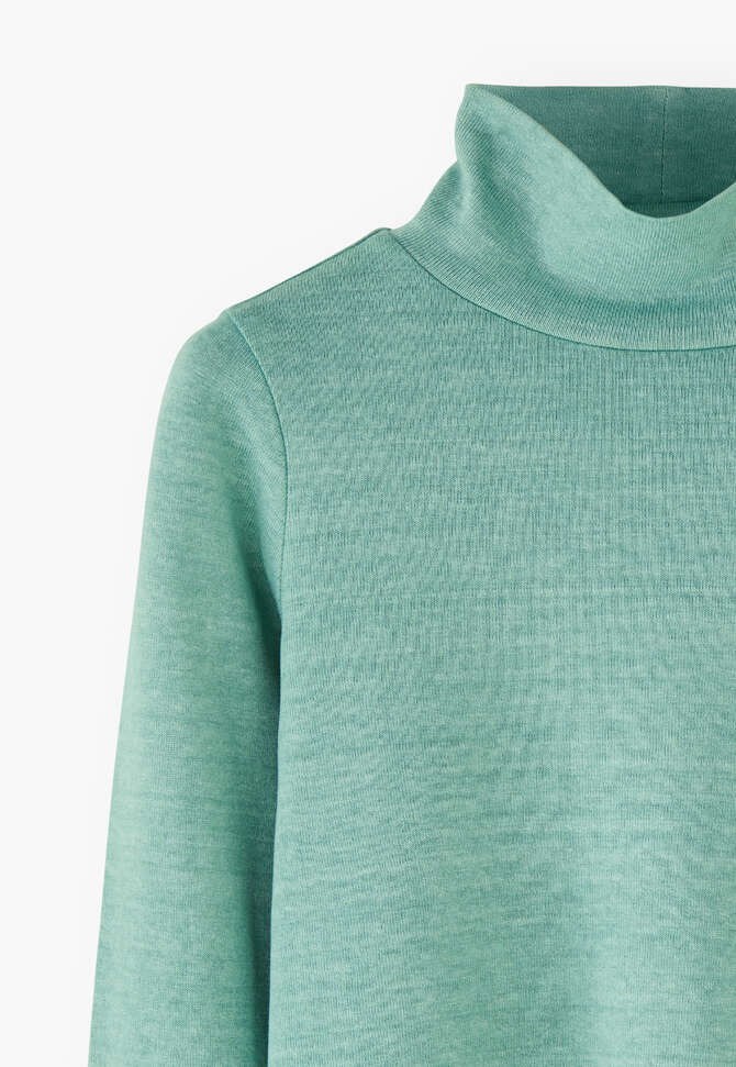 Roll-neck top, Turquoise, completeTheLook