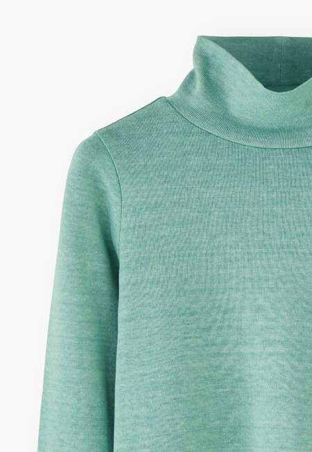 Roll-neck top, Turquoise, completeTheLook
