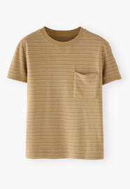 Stripe T-shirt, Sand rose, webstill
