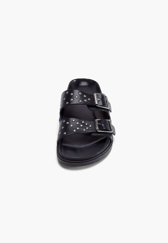 Studded sandals, Deep blue, completeTheLook
