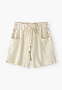 Jersey shorts, Ecru, webstill
