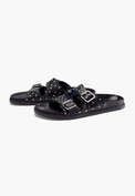 Studded sandals, Deep blue, webstill