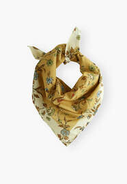 Square scarf, Sunshine yellow, webstill