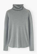 High-neck top, Duck-egg grey, webstill