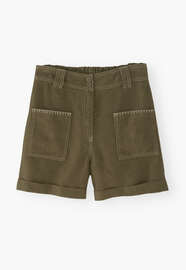 Patch-pocket shorts, Brown cinnamon, webstill
