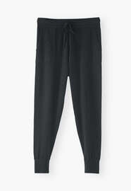 Knitted joggers, Black, webstill