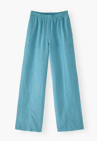 Relaxed trousers, Cerulean, webstill