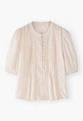 Pintuck blouse, Blossom, webstill