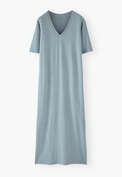 V-neck dress, Light sky, webstill