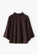 Button-back top, Deep plum, webstill