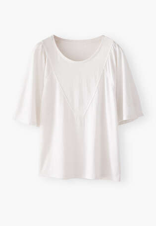 Panelled top, White, webstill