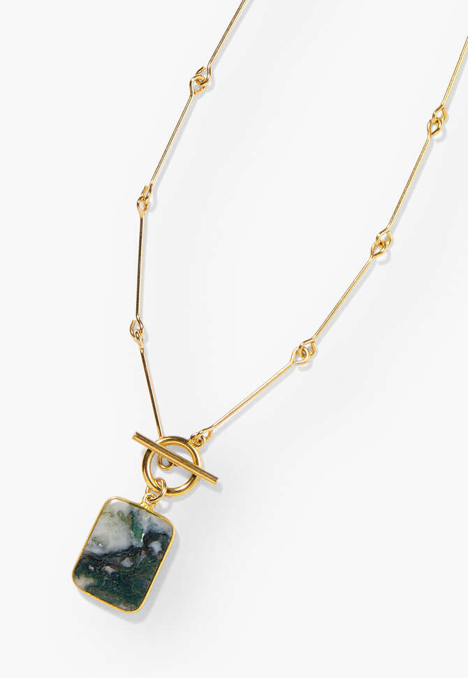 Link chain necklace, Gold, completeTheLook