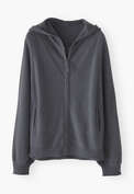 Zip-up hoodie, Gunmetal, webstill
