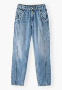 Tapered jeans, Light wash, webstill
