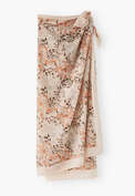 Printed sarong, Blossom pink, webstill