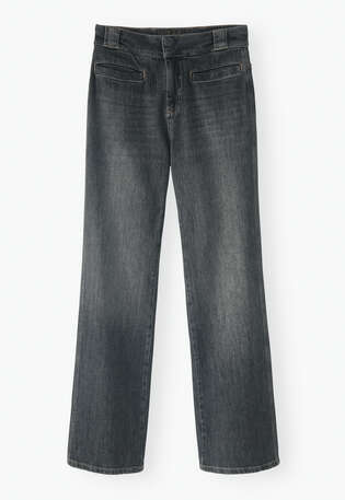 Slim stretch jeans, Charcoal, webstill