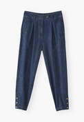 Tapered trousers, Dark wash, webstill