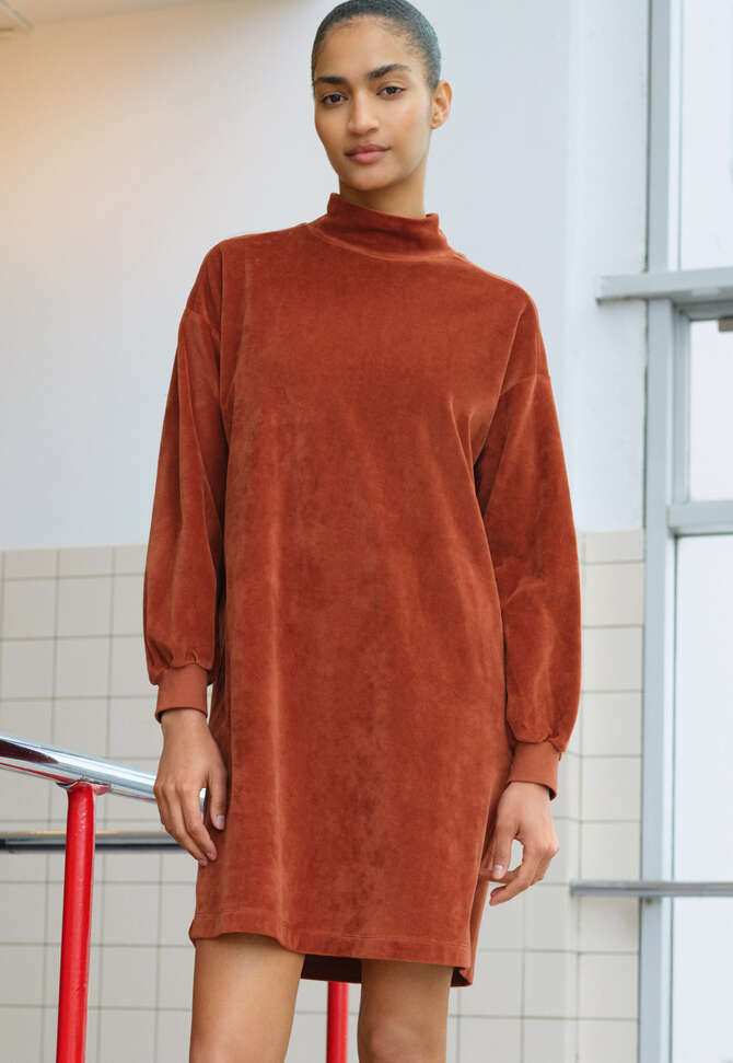 Jersey sweatshirt dress, Chilli, completeTheLook