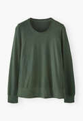 Long-sleeved top, Bottle green, webstill