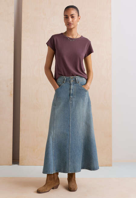 Jersey T-shirt, Aubergine, completeTheLook