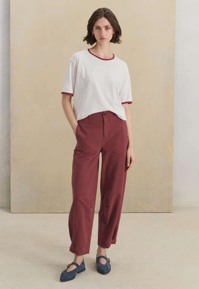 Jersey T-shirt, White/ruby, completeTheLook