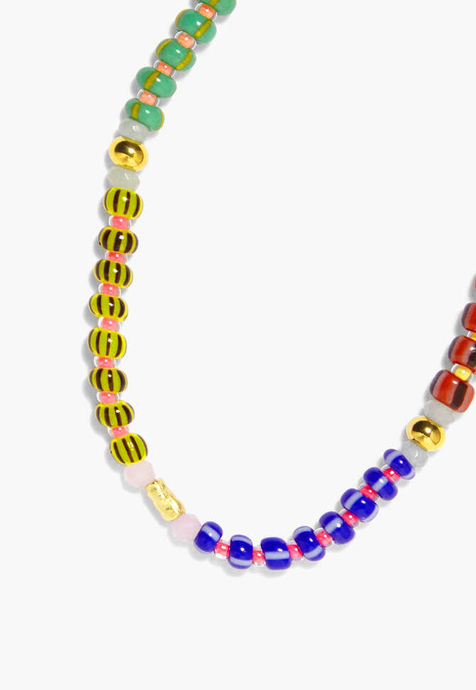 Beaded bracelet, Stripe multi, completeTheLook