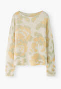 Printed sweater, Buttercup pearl, webstill