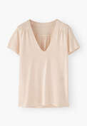 V-neck top, Pale blossom, webstill