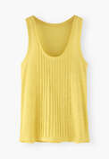 Pintuck vest, Warm lemon, webstill
