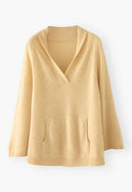 Wide-sleeve sweater, Lemon, webstill