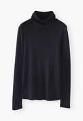 High-neck top, Black, webstill